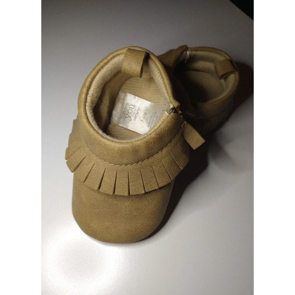 Carter's 3-6 mo. Moccasin Like Slides